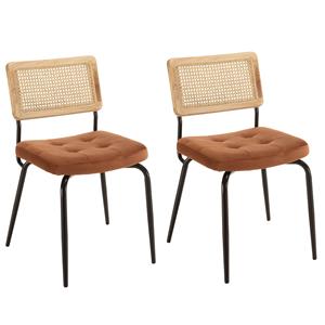 Macabane Set van 2 eetkamerstoelen Agathe | 