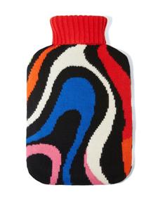 PUCCI Waterfles met marmerpatroon - Zwart