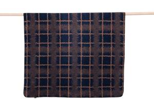 David Fussenegger SAVONA Woondeken Karo Mohair Optik navy 200 x150 cm