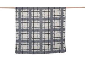 David Fussenegger SAVONA Woondeken Karo Mohair Optik rohweiß 200 x150 cm
