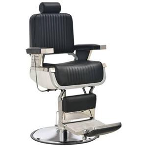 VidaXL Kappersstoel 68x69x116 cm kunstleer zwart