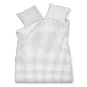 Vandyck PURE 54 percale Check anthracite Dekbedovertrek