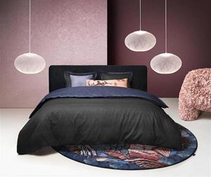 MOOOI Calligraphy Bird Blue Dekbedovertrek