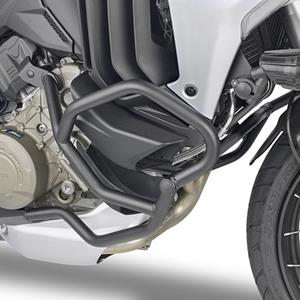 GIVI Valbeugel, Valbeugels voor de moto, TN7413 Zwart gepoedercoat staal onderzijde