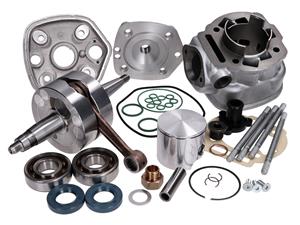 Top Performances Cilinderkit en Krukas  Racing 86cc 44mm voor Piaggio / Derbi Motor D50B0