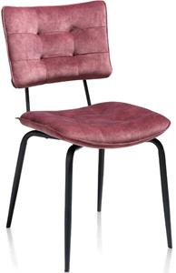 Manou eetkamerstoel - burgundy red