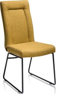 Malene eetkamerstoel - tube frame zwart - greep rond C&C