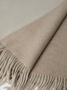 Brunello Cucinelli cashmere throw (200cm x 150cm) - Beige