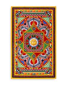 Dolce & Gabbana Handdoek met print - Geel