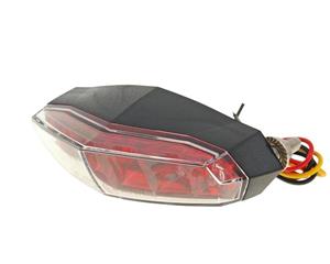 Koso Achterlicht  LED Helder glas universeel