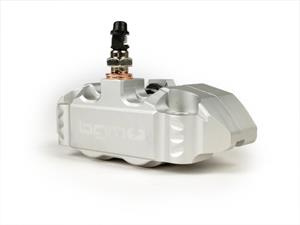 BGM PRO BremsTang voorkant  4-Kolben, radiale Bevestiging (Adapter benötigt) zilvern voor Vespa PX Disc, LML Star, Stella, Grimeca NT classic Vespa ...