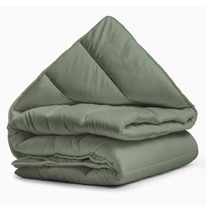 Eazy Dekbed Dekbed zonder Overtrek - All Year - Groen (Warmteklasse 2)-Lits-Jumeaux (240x200 cm)