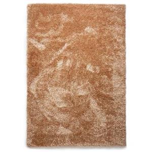 Tapeso Hoogpolig vloerkleed velours Posh - zalmroze - 80x150 cm