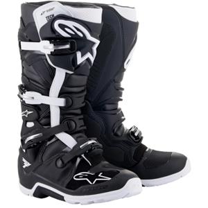 Tech 7 Enduro Drystar, Adventure motorlaarzen, Zwart-Wit