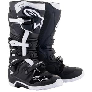 ALPINESTARS Tech 7 Enduro Drystar, Adventure motorlaarzen, Zwart-Wit