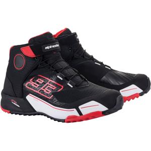 ALPINESTARS MM93 CR-X Drystar, Motorschoenen, Zwart-Rood-Wit