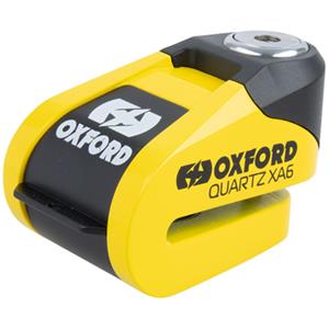 Quartz XA6, Schijfremslot voor de moto, Geel-Zwart