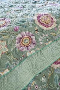 Pip Studio Viva Las Flores Quilt Green