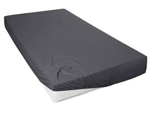 Primera Mako-fijnjersey hoeslaken (180 - 200 x 200 cm, Antraciet)