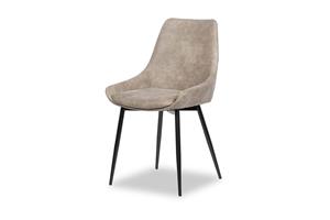 WOONENZO Eetkamerstoel Mirana - taupe