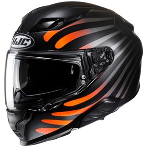 HJC F71 Zen, Integraalhelm, Mat zwart Oranje