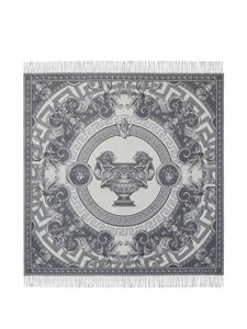 Versace La Coupe Des Dieux deken met franje - Grijs