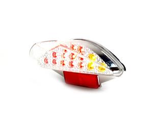 BGM ORIGINAL Achterlicht BGM Originele Helder glas 15 LED met Knipperlichtfunktion MBK Nitro (YQ50/L, 2-Takt), Yamaha Aerox (YQ50/L, 2-Takt)