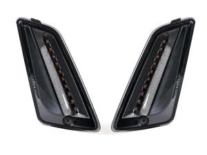 Moto Nostra Knipperlicht Set voorkant  (van Bj.2014) dynamisches LED Lauflicht, Dagrij verlichting (E-Goedkeuring) Vespa GT, GTL, GTV, GTS 125-300 s...