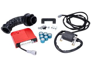BGM PRO CDI / Opvoerkit / Opvoerset (ontgrens set) BGM voor Piaggio, Vespa iGet 50ie 2017-2019 (Euro4)