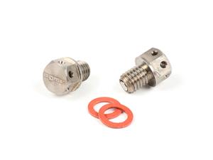 BGM PRO Ölablassschrauben-Set M8 x 8mm  met Neodym magneet Vespa PX, T5 125cc, Cosa, Rally180 (VSD1T), Rally200 (VSE1T), Sprint150 (VLB1T), TS125 (V...