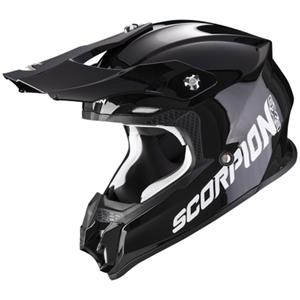 VX-16 Evo Air Solid, Motocrosshelm, Zwart-Wit