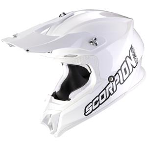 SCORPION VX-16 Evo Air Solid, Motocrosshelm, Wit