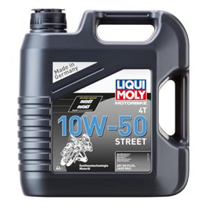 LIQUI MOLY 10W-50 semi-synthetisch Street, Motorolie 4T, 4L