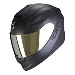 SCORPION EXO-1400 Evo II Air Carbon Solid mat, Integraalhelm, Zwart