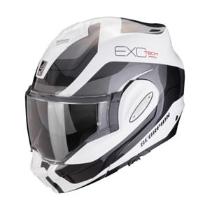 SCORPION EXO-Tech Evo Pro Commuta, Systeemhelm, Wit-Zilver
