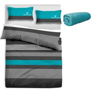 TOM TAILOR HOME Overtrekset Carl in mt. 135x200 of 155x220 cm met gratis bijtelling: hoeslakens