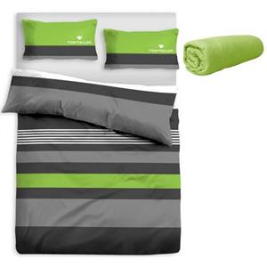 TOM TAILOR HOME Overtrekset Carl in mt. 135x200 of 155x220 cm met gratis bijtelling: hoeslakens