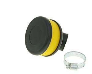 Vparts Luchtfilter Flat Foam geel 28-35mm haaks