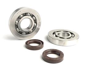 BGM ORIGINAL LagerSet Keerringset voor Krukas BGM Originele Piaggio 125-180cc 2-Takt Gilera Runner FX/FXR 125-180, Italjet Dragster 125-180, Piaggio SKR125, SKR...