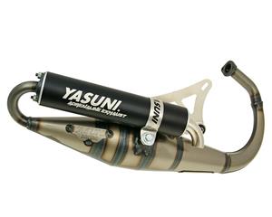 Yasuni Uitlaat  Scooter Z zwart voor Minarelli verticaal