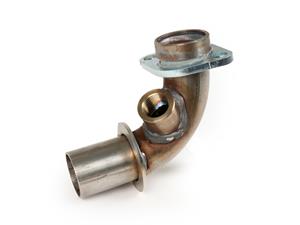 BGM PRO Uitlaatbocht   RVS voor Vespa GT 250, Vespa GTS 250, 300, HPE 300, Super 300
