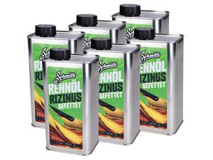 Schmitt 2-Takt Olie / Mengolie  Rennöl Rizinus Sixpack 6x1Liter