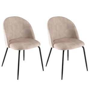 Macabane Set van 2 eetkamerstoelen Augustin | 