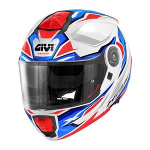 GIVI X.27 Sector, Systeemhelm, Wit-Blauw-Rood