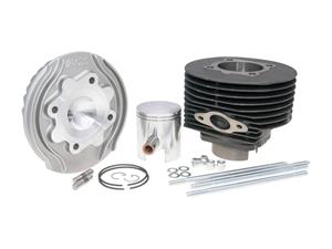 Polini Cilinderkit  Gietijzer Racing 130cc 57mm voor Vespa 125 ETS, PK, Primavera 2T, Primavera ET3 2T, XL
