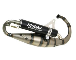 Yasuni Uitlaat  Scooter R zwart voor Minarelli verticaal