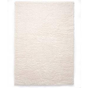 Tapeso Hoogpolig vloerkleed - Cozy Shaggy - wit - 240x340 cm
