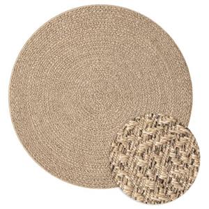 VIDAXL Vloerkleed 160 Cm Voor Binnen En Buiten Jute Look