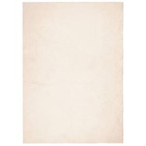 VIDAXL Vloerkleed Laagpolig Zacht En Wasbaar 140x200 Cm Beige