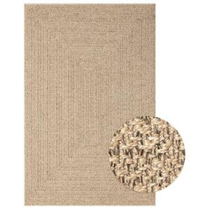 bonnevie Teppich 160x230 cm Jute-Optik Innen und Außen vidaXL796990